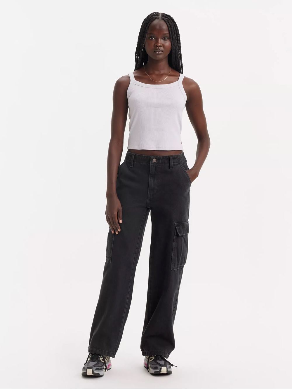 Levi’s ’94 Baggy Black Cargo Jeans 32